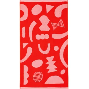 Bath Towels + Sheets>Donna Wilson Abstract Shapes Bath Towel