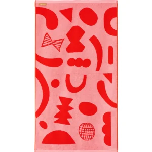 Bath Towels + Sheets>Donna Wilson Abstract Shapes Bath Towel