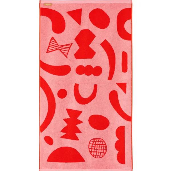 Bath Towels + Sheets>Donna Wilson Abstract Shapes Bath Towel