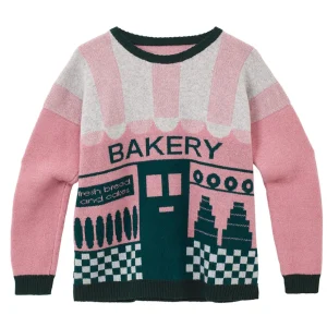 Lambswool Jumpers>Donna Wilson Bakery Jumper - Teal