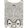 Blankets + Throws>Donna Wilson Bear Shaped Cotton Throw