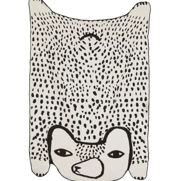 Blankets + Throws>Donna Wilson Bear Shaped Cotton Throw