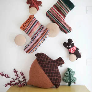 Bespoke>Donna Wilson Bespoke Knitted Christmas Stocking - Green