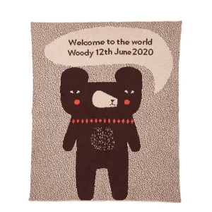 Bespoke Blankets | Baby Blankets>Donna Wilson Bespoke Welcome Baby Blanket