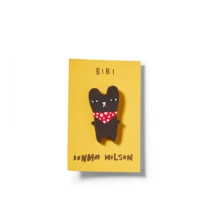 Pin Badges>Donna Wilson Bibi Bear Pin Badge