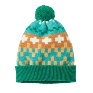 Hats + Arm Warmers>Donna Wilson Big Stitch Beanie Hat - Shamrock
