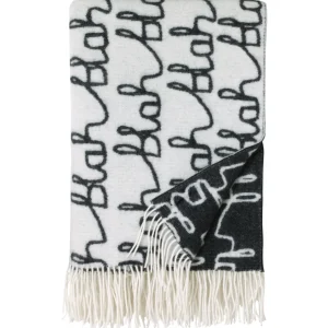 Blankets + Throws>Donna Wilson Blah Blah Lambswool Throw