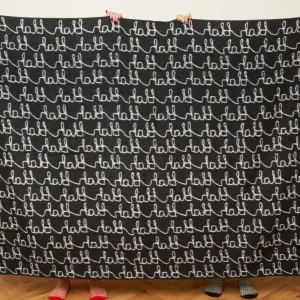 Blankets + Throws>Donna Wilson Blah Blah Lambswool Throw