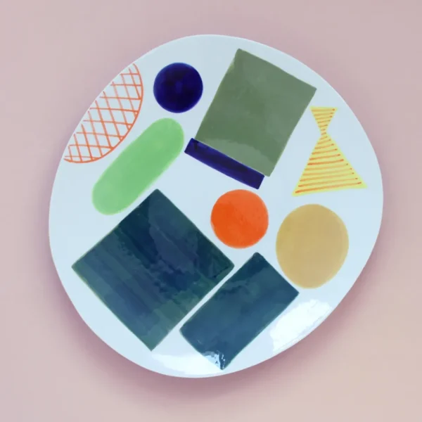 Serveware>Donna Wilson Block + Line Serving Platter
