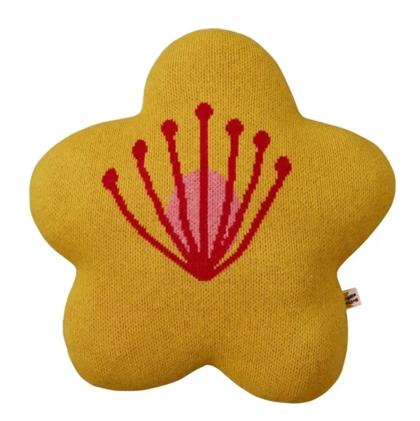 Shaped Cushions | Shaped Cushions>Donna Wilson Bloom Shaped Cushion - Yellow