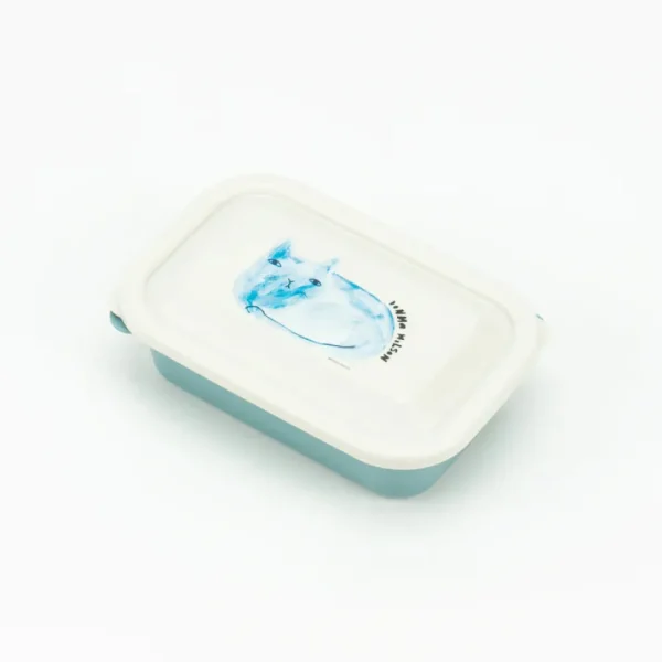Lunch + Bento Boxes>Donna Wilson Blue Cat Lunch Box