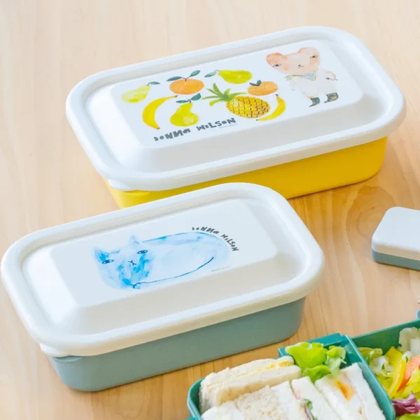 Lunch + Bento Boxes>Donna Wilson Blue Cat Lunch Box
