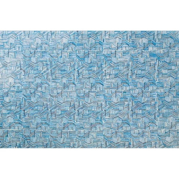 Rugs>Donna Wilson Blue Line Rug - 400 x 300 cm