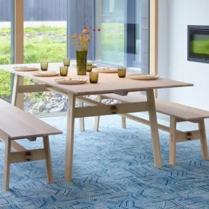 Rugs>Donna Wilson Blue Line Rug - 400 x 300 cm