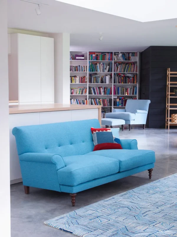 Rugs>Donna Wilson Blue Line Rug - 400 x 300 cm