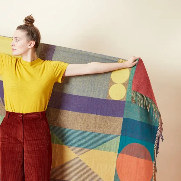 Blankets + Throws>Donna Wilson Carnival Lambswool Throw