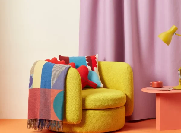 Blankets + Throws>Donna Wilson Carnival Lambswool Throw