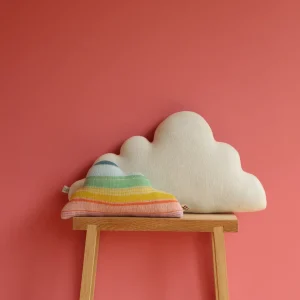 Shaped Cushions | Shaped Cushions>Donna Wilson Cloud Small Shaped Cushion - Rainbow