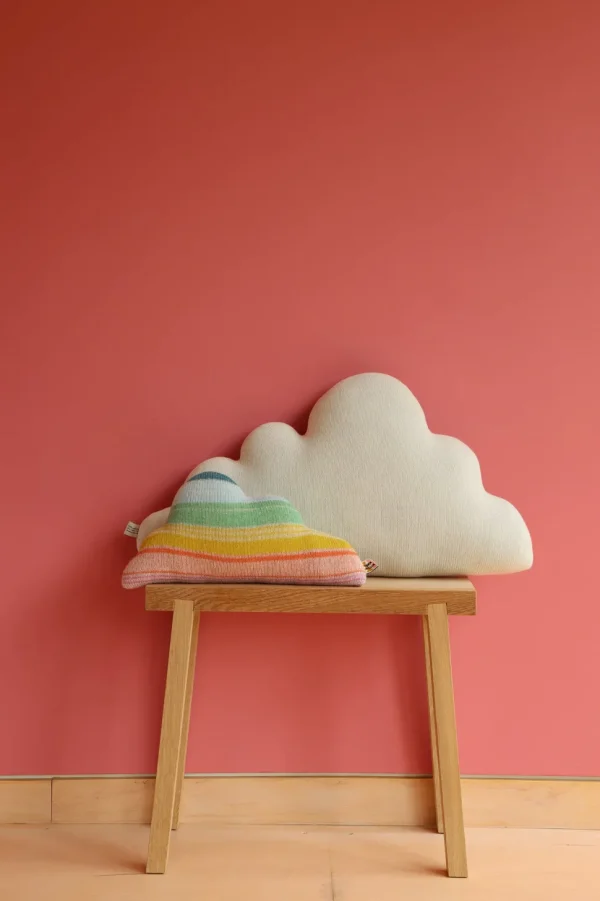 Shaped Cushions | Shaped Cushions>Donna Wilson Cloud Small Shaped Cushion - Rainbow