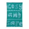 Baby Blankets>Donna Wilson Cosy and Safe Mini Blanket - Blue & Green