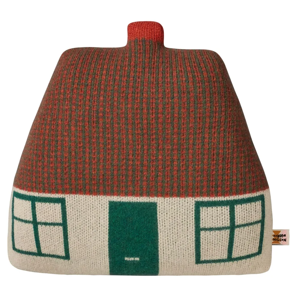 Shaped Cushions | Shaped Cushions>Donna Wilson Cottage Shaped Cushion - Green