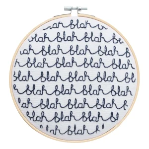 Make Your Own Kits>Donna Wilson Cotton Clara Blah Blah Embroidery Kit