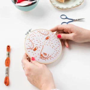 Make Your Own Kits>Donna Wilson Cotton Clara Scamp Embroidery Kit
