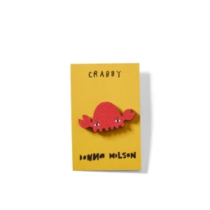 Pin Badges>Donna Wilson Crabby Pin Badge
