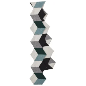 Scarves>Donna Wilson Cube Scarf - Black