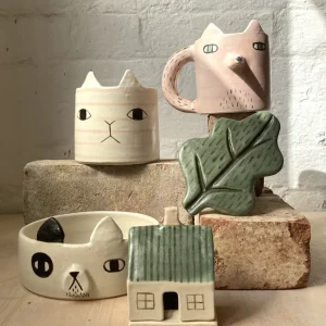 Plates + Bowls>Donna Wilson Digby Dog Shaped Bowl - x Cécile Dumetier