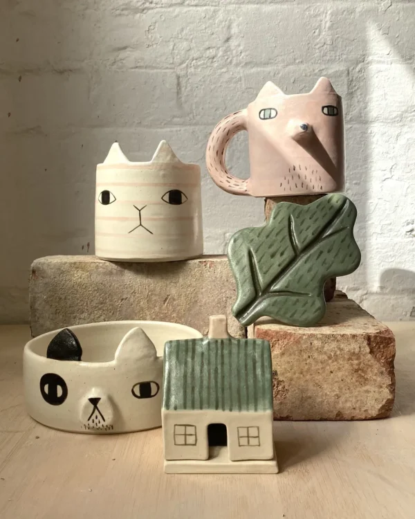 Plates + Bowls>Donna Wilson Digby Dog Shaped Bowl - x Cécile Dumetier