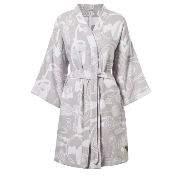 Bathrobes>Donna Wilson Doodle Dance Woven Robe