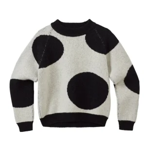 Lambswool Jumpers>Donna Wilson Dotty Jumper - Mono