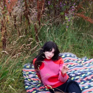 Lambswool Jumpers>Donna Wilson Dotty Jumper - Nougat