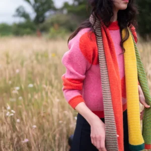 Lambswool Jumpers>Donna Wilson Dotty Jumper - Nougat