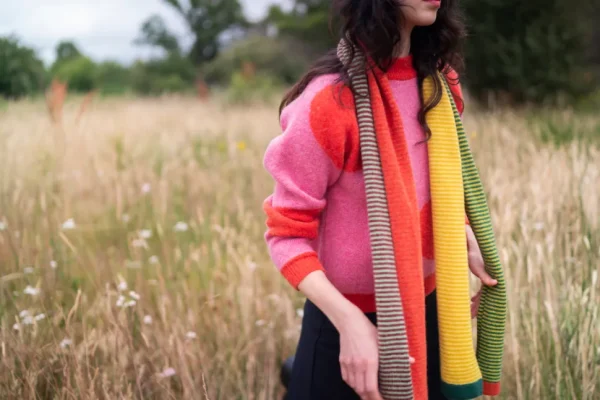 Lambswool Jumpers>Donna Wilson Dotty Jumper - Nougat