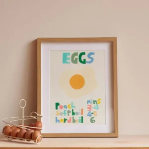 Screen Print Wall Art>Donna Wilson Eggs Riso Print