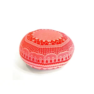 Floor Cushions>Donna Wilson Ernest Pouffe in ZigZag - Red