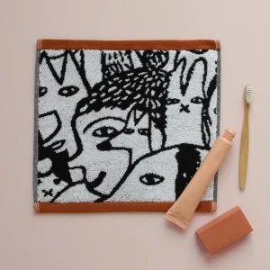 Face Cloths>Donna Wilson Folk Face Cloth