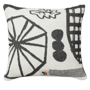Square Cushions>Donna Wilson Forager Square Cushion - Black