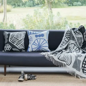 Blankets + Throws>Donna Wilson Forager Throw - Black & White