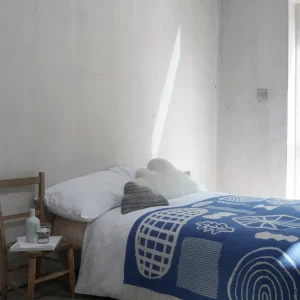 Blankets + Throws>Donna Wilson Forager Throw - Blue & White