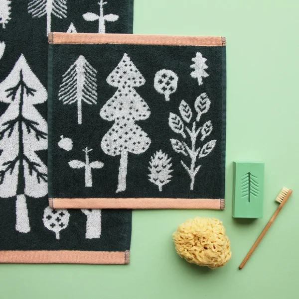 Bath Towels + Sheets | Towel Bundles>Donna Wilson Forest Hand & Bath Towel Set