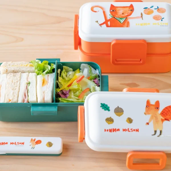 Lunch + Bento Boxes>Donna Wilson Fox Single -Tier Bento Box