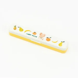Lunch + Bento Boxes>Donna Wilson Fruit Bear Cutlery Set