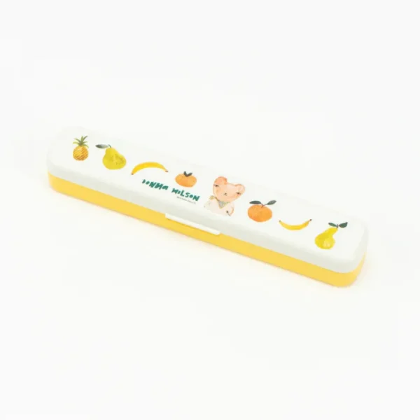 Lunch + Bento Boxes>Donna Wilson Fruit Bear Cutlery Set