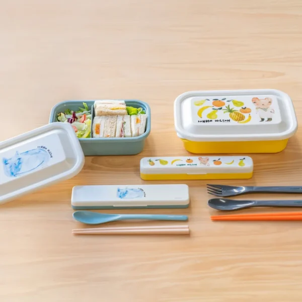 Lunch + Bento Boxes>Donna Wilson Fruit Bear Cutlery Set