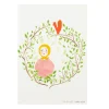 Flower Wall Art>Donna Wilson Girl in the Woods Print