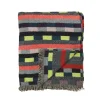 Blankets + Throws>Donna Wilson Glitch Woven Throw - Denim Blue