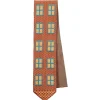 Scarves>Donna Wilson House Shaped Scarf - Ember